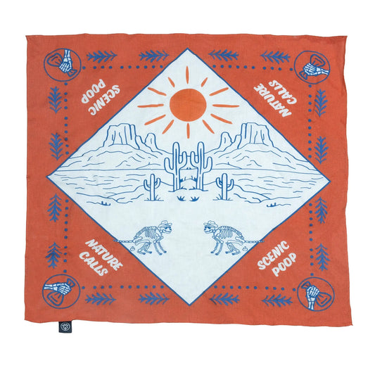 Scenic Poop Dog Bandana Mezkui
